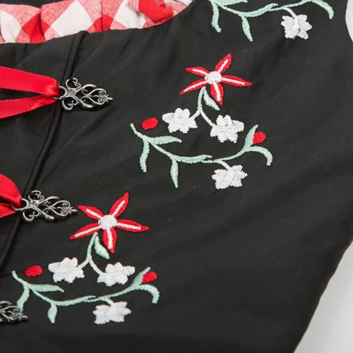 Vista 8 de Scarlet Darkness Oktoberfest Costumes Women 3 PcsSet German Dress Dirndl Dresses
