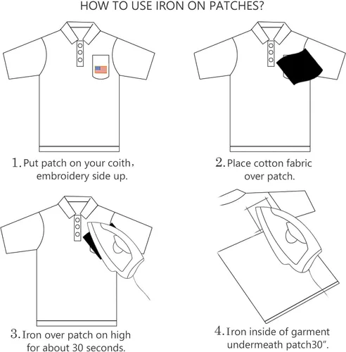 Vista 6 de 3 parches de números para planchar de 3.14 pulgadas, apliques de números del 0 al 9 para ropa, vestido, sombrero, calcetines, jeans, accesorios de 2
