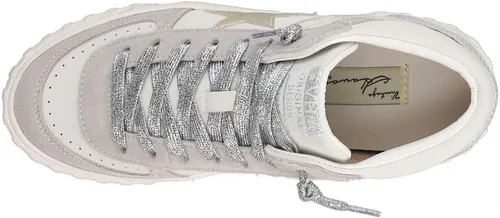 Vista 4 de VINTAGE HAVANA Womens Always High Sneakers Shoes Casual - Grey, Silver