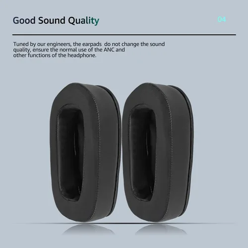 Vista 5 de Almohadillas de repuesto de gel refrescante para auriculares Logitech G933, también se adapta a auriculares G935 G930 G635 G633 G633S G533 G430 G431
