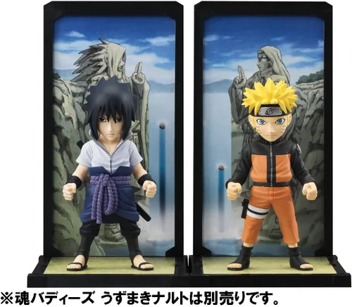 Vista 4 de Bandai Tamashii Nations Buddies Sasuke Uchiha "Naruto Shippuden" Figura de acción