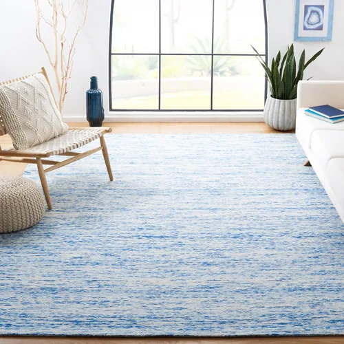 Vista 10 de SAFAVIEH Himalaya Collection - Alfombra decorativa de 2 x 3 pies, color plateado, hecho a mano, ideal para zonas de alto tráfico en entrada, sala