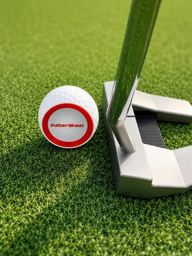Vista 6 de PutterWheel Ayuda de entrenamiento para poner pelotas de golf (paquete de 3) – Sistema de entrenamiento de golf para práctica verde o esterilla