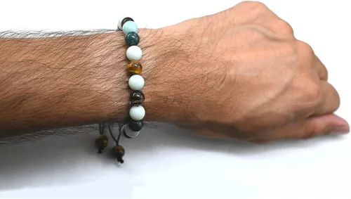 Vista 51 de Pulsera del zodiaco de cristales curativos