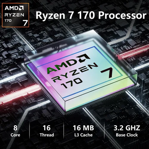 Vista 3 de PCONLINE Lenovo LOQ RTX 4050 Ryzen 7 170 - Laptop para juegos, 16 GB DDR5