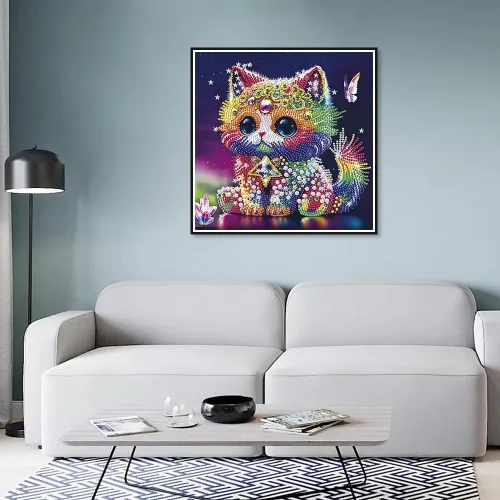 Vista 8 de Stalente Kits de pintura de diamantes para adultos, kits de arte de diamantes de forma especial 5D para principiantes, pintura de diamantes