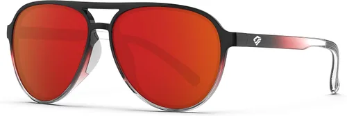 Vista 7 de Anteojos de sol estilo aviador polarizados para hombre y mujer, lentes deportivos para pesca, navegación, playa, golf, conducción TR75