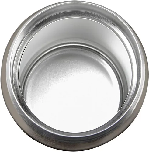 Vista 4 de Isosteel VA-9684AT Recipiente de alimentos al vacío de doble pared de acero inoxidable 18/8 de 17 fl. oz, gris titanio