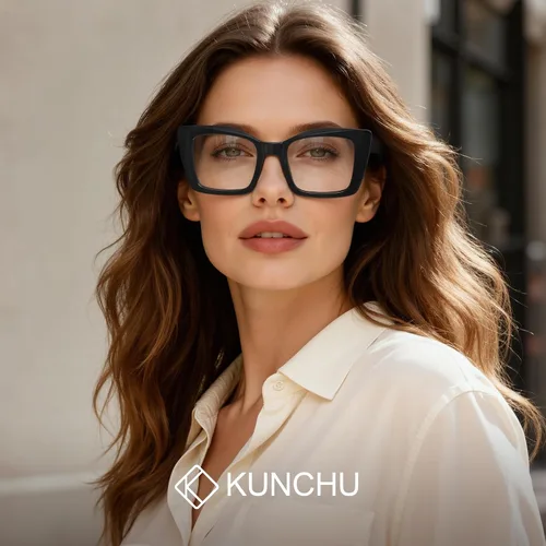 Vista 7 de 3 Pack Reading Glasses for Women Oversized Square Reading Glasses Blue Light Blocking Spring Hinge Readers