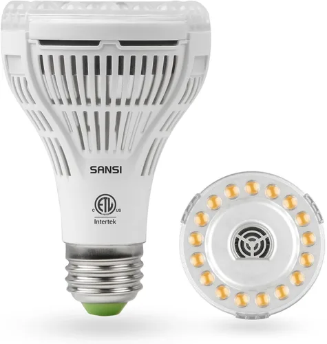 Vista 8 de SANSI Bombilla de cultivo con tecnología COC, lámpara de cultivo de espectro completo de 10 W (equivalente a 150 W) con lente óptica para alto PPFD