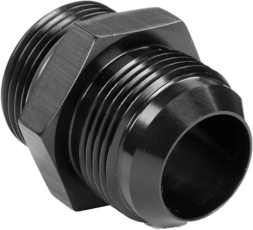 Vista 23 de Aeromotive 15608 Aluminio anodizado negro -10AN macho conector de combustible con rosca estriada