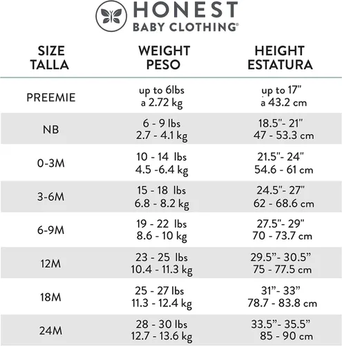 Vista 7 de HonestBaby Romper Coverall Sets One-piece Jumpsuit Organic Cotton