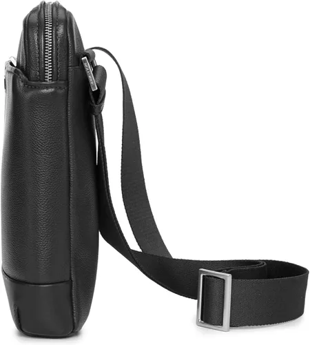Vista 3 de Moleskine ET84CMCRVFBK Classic Match Leather Small Slim Crossover Bag, Black