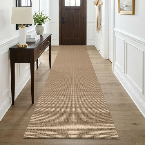 Vista 127 de KOZYFLY - Tapete para puerta de interior, lavable, pequeña, antideslizante, con respaldo de goma, felpudo de algodón para el hogar, color negro