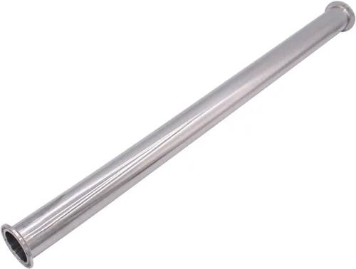 Vista 9 de DERNORD Tubo de carrete sanitario con extremos de abrazadera, tubo redondo sin costuras SS304 con brida de virola de 1.988 in con triple abrazadera