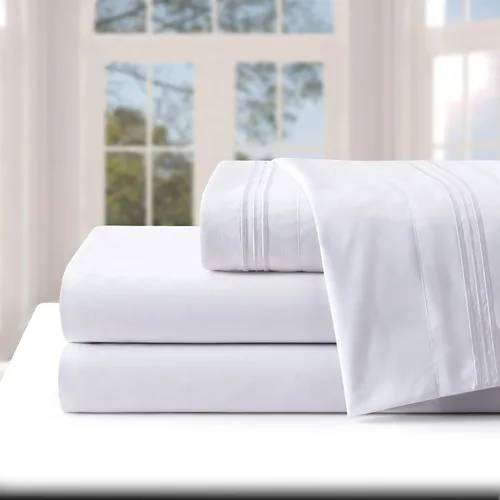 Vista 9 de Manyshofu Juego de sábanas de tamaño individual con bolsillos extra profundos, sábanas y fundas de almohada de 1800 hilos de lujo para hotel, juego