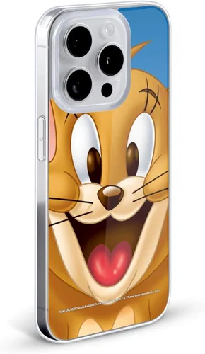 Vista 2 de Head Case Designs Funda de gel de cara completa con licencia oficial de Tom y Jerry Jerry [protección de grado militar] compatible con Apple iPhone