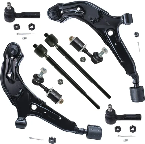 Vista 21 de Detroit Axle - Kit de brazos de control de extremo de 8 piezas para Toyota 2001-2003 Highlander 2002-2003 Camry Lexus ES300, 2 conjuntos de brazos
