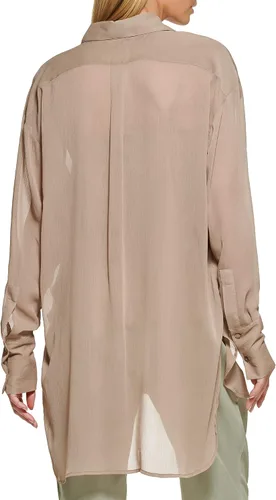 Vista 3 de DKNY Camiseta deportiva con botones para mujer