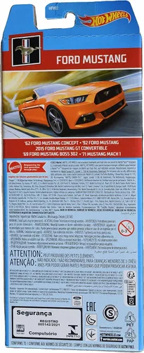 Vista 2 de Hot Wheels Paquete de 5 Ford Mustang