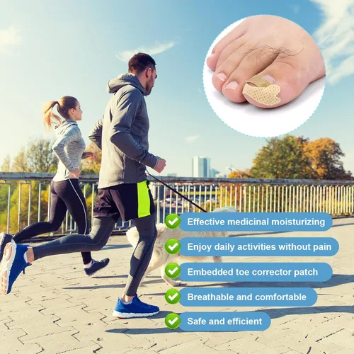 Vista 6 de Corrector de uñas encarnadas, 100 parches correctores transpirables con nudo de lazo y 120 tiras de uñas encarnadas ranuradas, herramienta de cinta