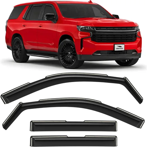 Vista 72 de Voron Glass in-Channel Rain Guards for Chevy Equinox 2018-2024 Para Equinox 18-24