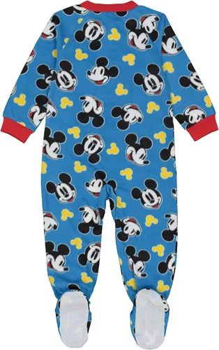 Vista 2 de Disney Boys' Mickey Mouse Footed Blanket Sleeper