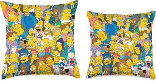 Vista 3 de The Simpsons Springfield - Almohada con estampado de personajes