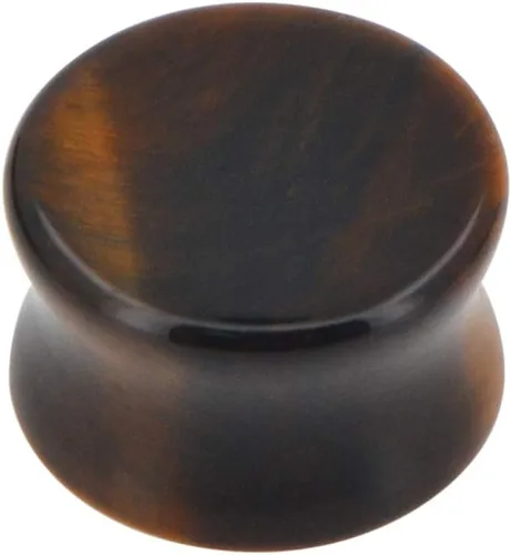 Vista 8 de Tapones para los oídos de piedra, doble llamarada, dilatadores de estiramiento de sillín expansor 2G-0.984 in E553