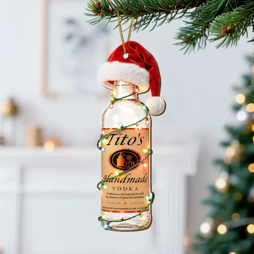 Vista 16 de Adornos de árbol de Navidad colgantes de conejo lindo con impresión en dos lados, madera, recuerdo para mujeres, hombres y amigos, adornos de árbol