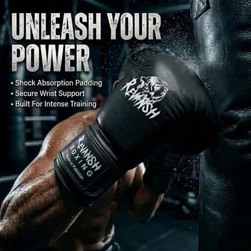 Vista 3 de Guantes de boxeo deportivos de piel de vaca con cordones, guantes profesionales de primera calidad para hombres y mujeres, perfectos