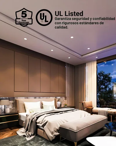 Vista 7 de Sunco - Paquete de 12 luces de lata de 4 pulgadas para carcasa de nueva construcción, carcasa de lata empotrada para techo, cable duro, conector