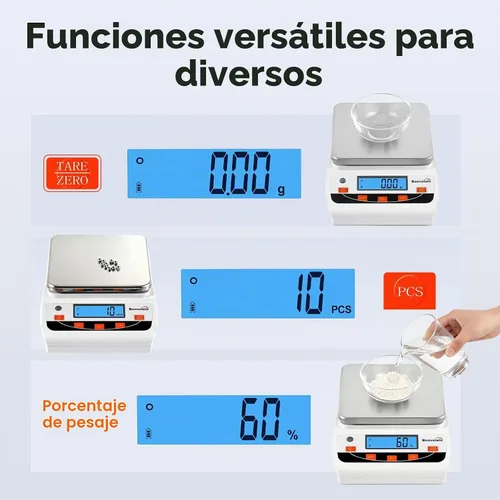 Vista 6 de Bonvoisin Báscula de laboratorio 176.37 oz x 0.0004 oz Escala digital
