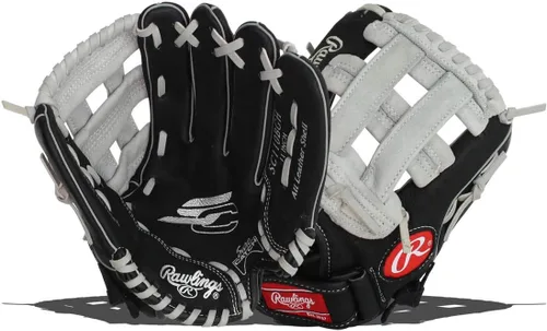 Vista 8 de Rawlings Guante de béisbol y sóftbol Sure Catch Modelos de T-Ball, para jóvenes y adultos recreativos Múltiples tallas y estilos