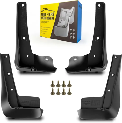 Vista 14 de Aleta de lodo Compatible con 2009-2010 Do-dge Ram 1500/2500/3500, 11-18 Ram 1500/2500/3500, Compatible con ruedas traseras simples, No es compatible