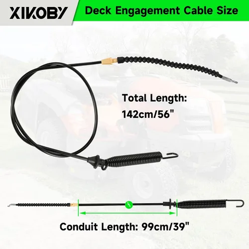 Vista 3 de 946-04173E - Cable de compromiso de cubierta compatible con Troy Bilt Pony Craftsman MTD Bolens para montar, cortacésped, tractor, máquina de patio