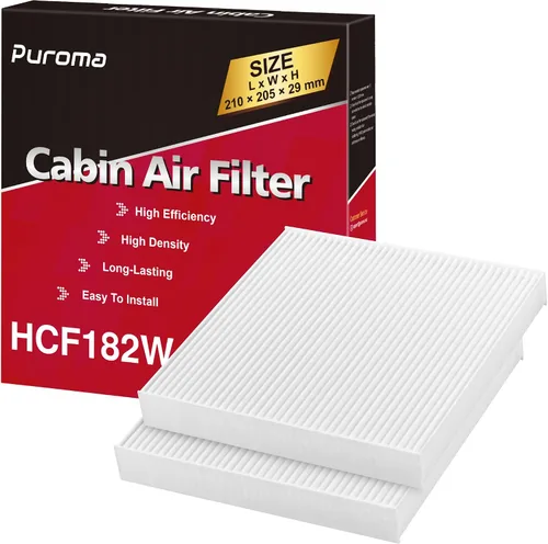 Vista 8 de Puroma Filtro de Aire de Cabina de Reemplazo para CP182, CF11182, Honda Civic, Clarity, CR-V, CR-Z, HR-V, Fit, Insight, Odyssey, Acura MDX, RDX