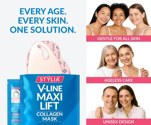 Vista 16 de Mascarilla facial moldeadora de contorno facial, con hidrogel de colágeno y aloe vera, banda antienvejecimiento y antiarrugas, disminuye la doble