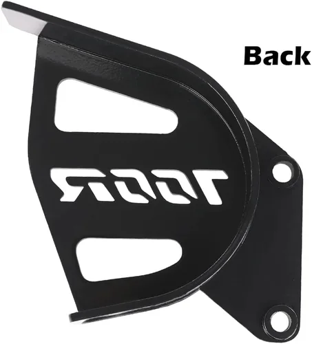 Vista 3 de CHEDA Protector de cubierta de piñón de guía de cadena compatible con Yamaha Raptor 700 R 2006-2020 Guía de ahorro de cadena de acero negro