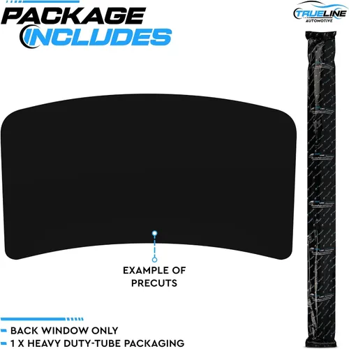 Vista 2 de True line Automotive Kit de ventanas de tinte para automóvil compatible con Mazda CX-3 SUV 2016-2021, ventana trasera personalizable, tinte