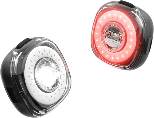 Vista 11 de Lumos Firefly - Sistema de luz inteligente para bicicleta, sincronización de luz LED delantera y trasera, brillo personalizado, patrón de flash