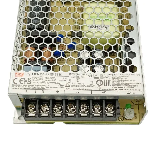 Vista 3 de Mean Well LRS-100-12 102W 12V Fuente de alimentación conmutada