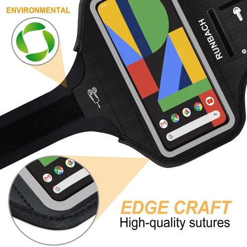 Vista 7 de Brazalete para correr para Google Pixel 10/10 Pro/10a/9/9 Pro/9a/8/7/6/6 Pro/5a/4XL/3a XL/3 XL, estuche de ejercicio para correr con ranura
