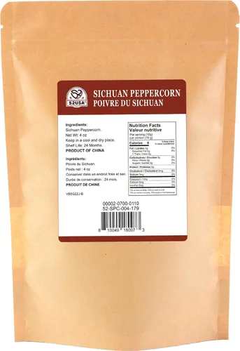Vista 7 de 52USA Pimienta Sichuan, granos de pimienta Szechuan (4 onzas), auténtica pimienta roja Szechuan, menos semillas, sabor fuerte, granos de pimienta