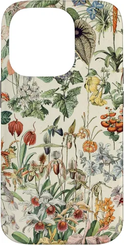 Vista 16 de Cute Flowers Vintage Botanical Flower Illustration Case for iPhone 17