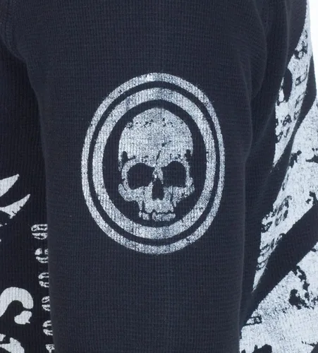 Vista 8 de Archaic by Affliction - Camisa térmica de manga larga para hombre, Negro