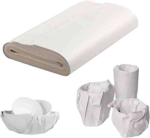 Vista 5 de Papel de embalaje para mudanzas 50 hojas de papel periódico para embalar y envolver, papel de envolver para empaquetado de vidrios y porcelanas