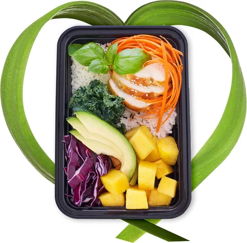 Vista 8 de Igluu Meal Prep Contenedores reutilizables (paquete de 10) 1 compartimento