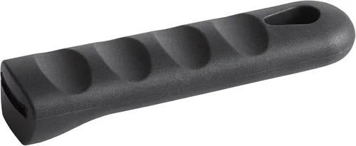 Vista 5 de TrueCraftware - Juego de 2 fundas de silicona negra para sartenes de 10 pulgadas - Soporte extraíble de silicona para mango caliente resistente al