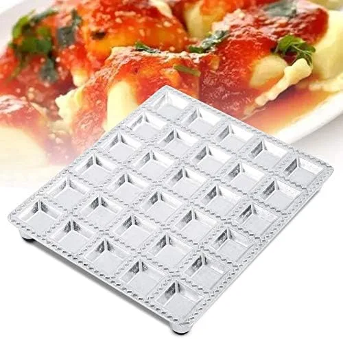 Vista 2 de Molde de ravioles de acero inoxidable, fabricante de moldes de pastelería de bolas de masa de ahorro de energía, utensilios de cocina, mini